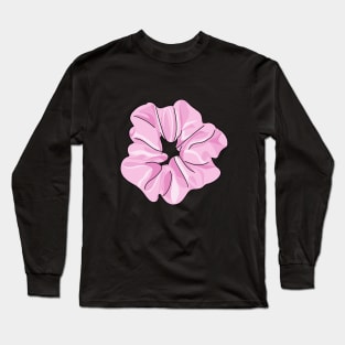 Pink Scrunchie Long Sleeve T-Shirt